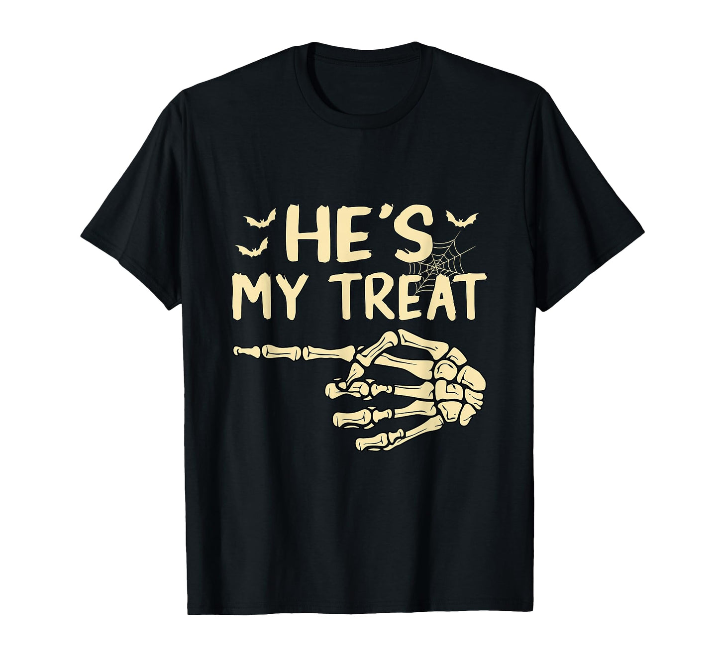 He’s My Treat Matching Couple Halloween Costume Girlfriend T-Shirt