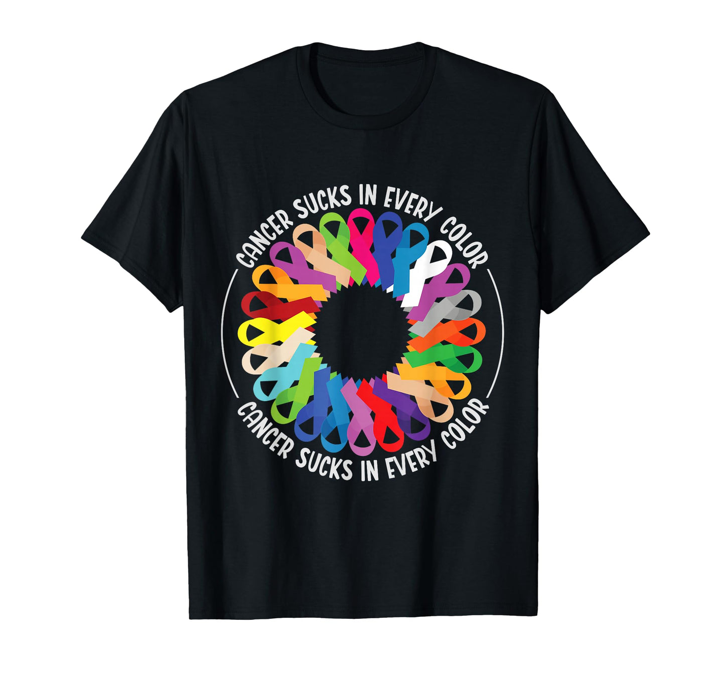 Cancer Sucks In Every Color Fighter | Funk Cancer T-Shirt