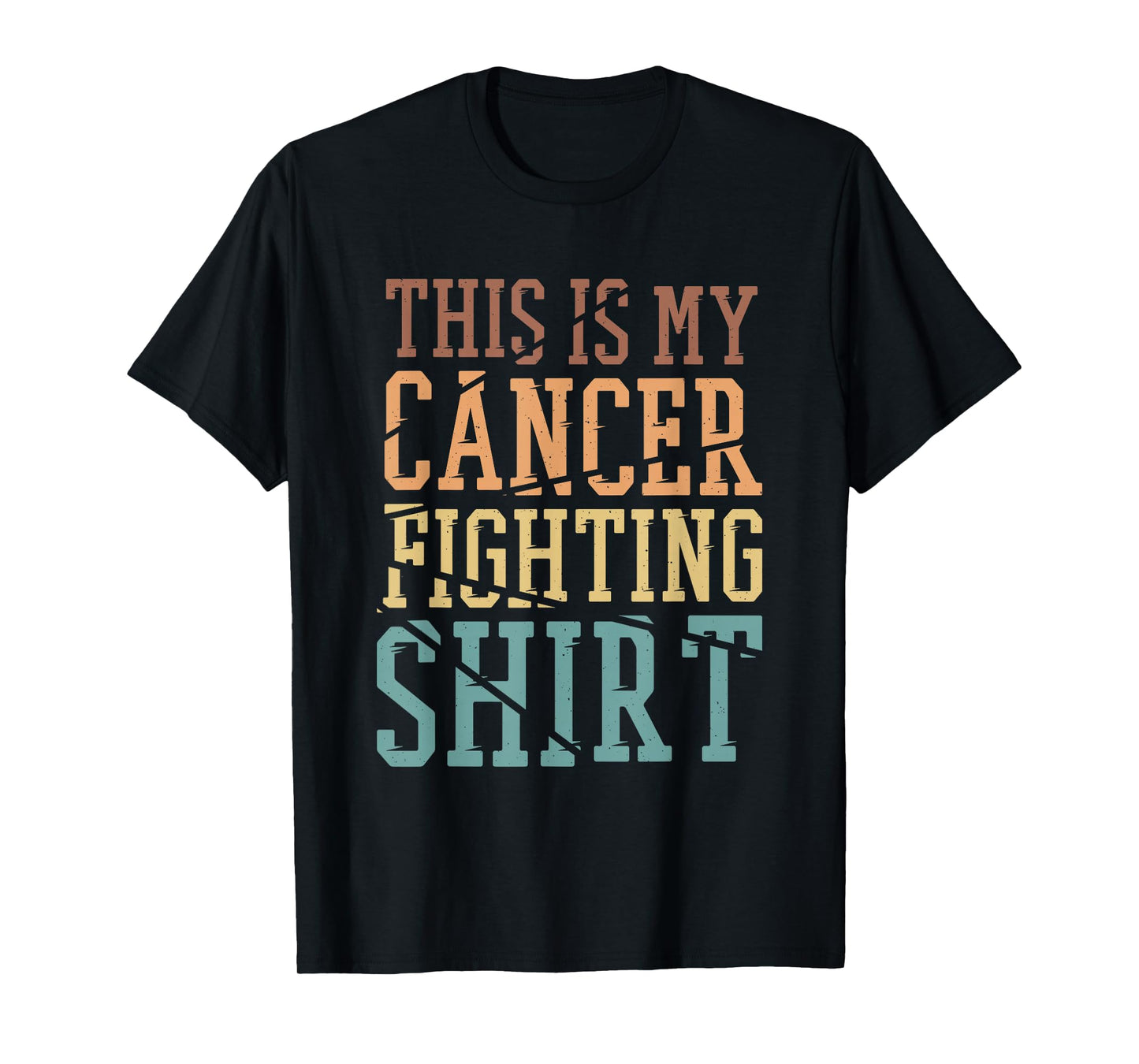 This Is My Cancer Fighting Shirt, Cancer Chemo Awareness T-Shirt
