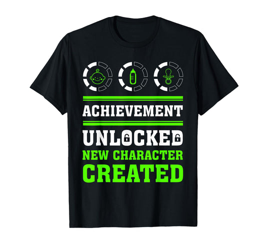 Achievement Unlocked new Character Created T-Shirt