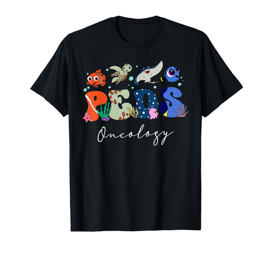 Cute Ocean Sea Summer Pediatric Oncology Nurse PEDS Hem_Onc T-Shirt