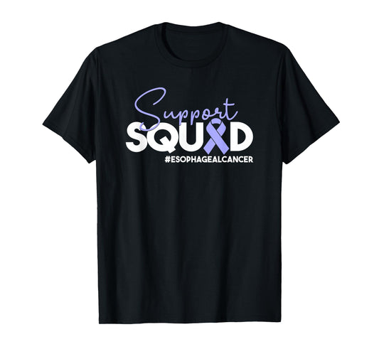 Esophageal Cancer Support Squad Periwinkle, Fundraiser T-Shirt