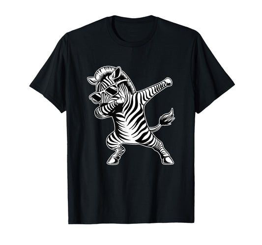 Dabbing Zebra - Safari Zebra Lover Zookeeper T-Shirt