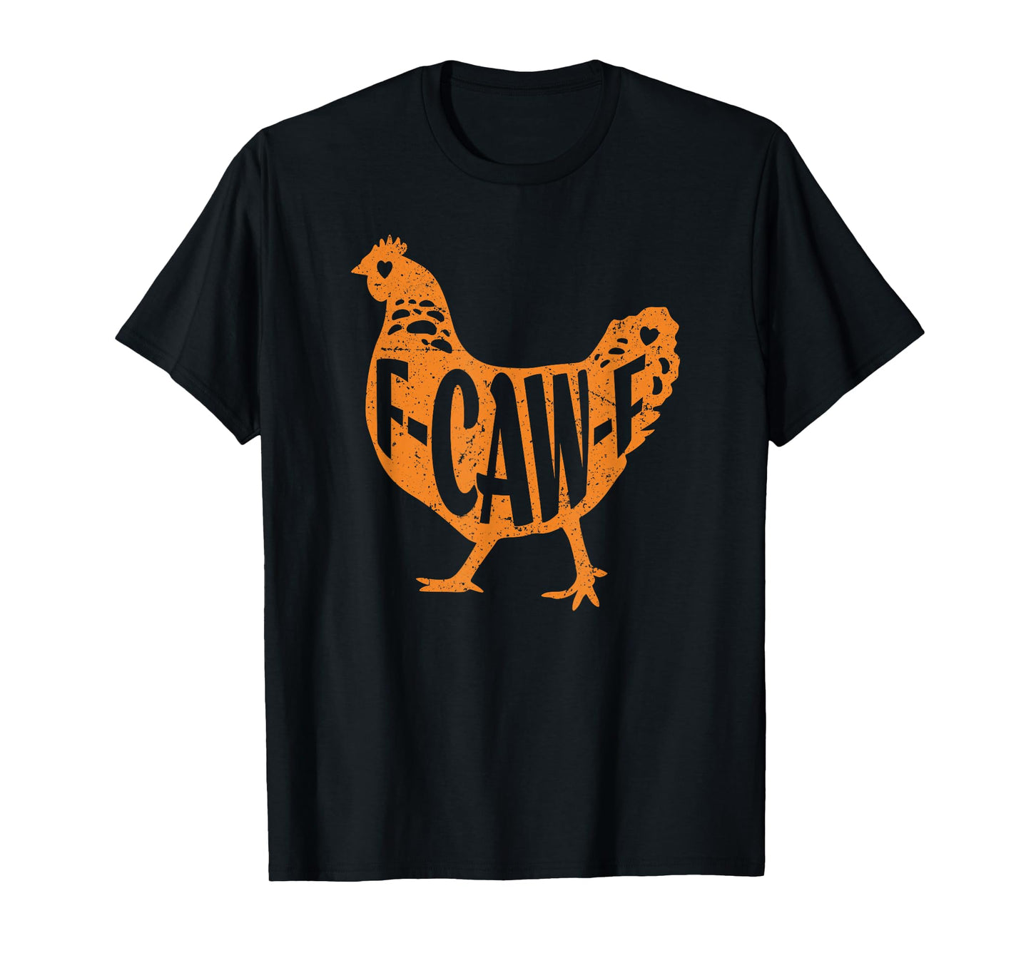 Funny Chicken F-CAW-F Humor FCAWF Chicken Meme Halloween T-Shirt