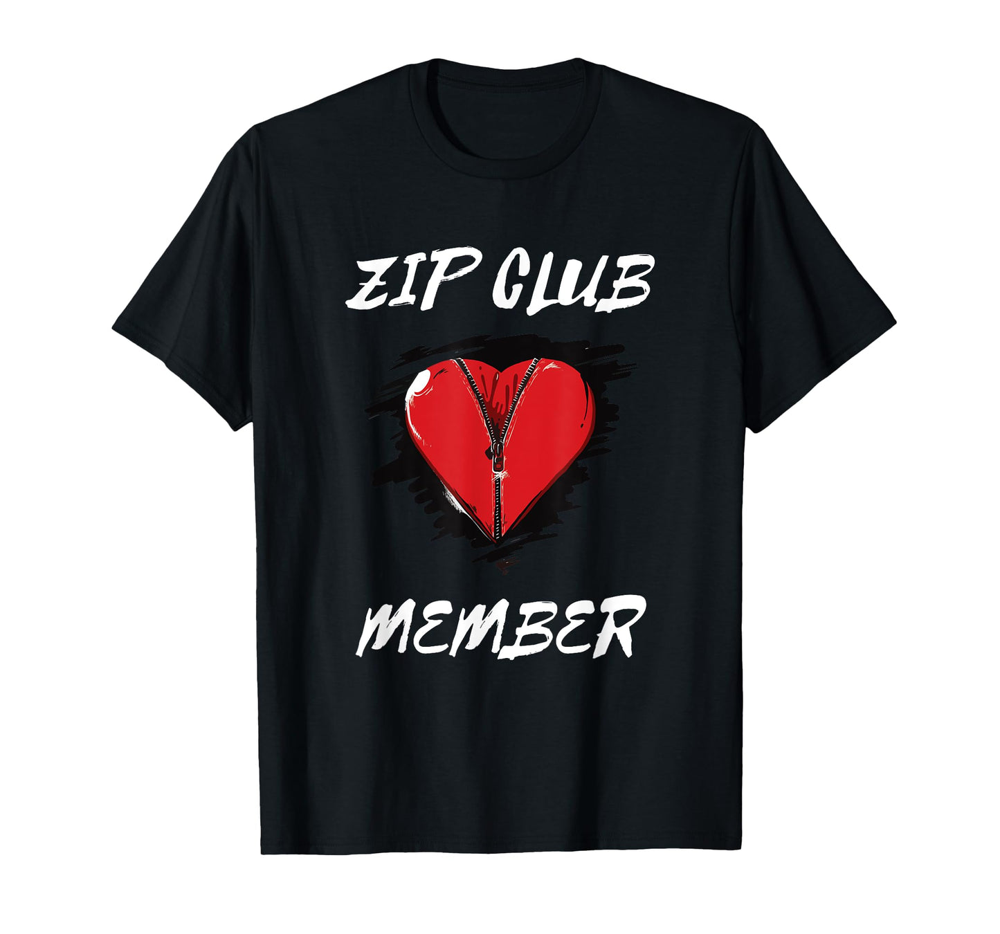 Zip Club Member Heart Patients Survivor Open Heart Surgery T-Shirt