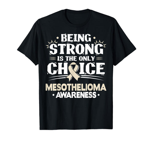 Mesothelioma T-Shirt Mesothelium Cancer Awareness Tee