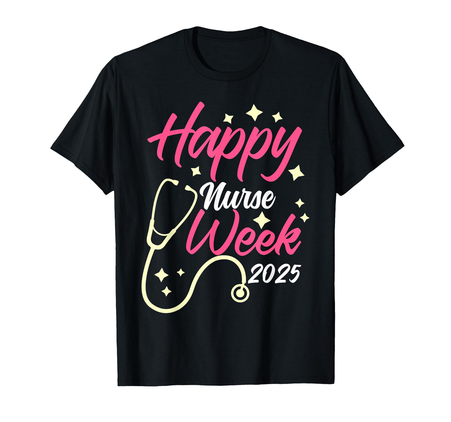 Retro Nurse Week Men Women Happy Nurse Week 2025 Girl Boy T-Shirt