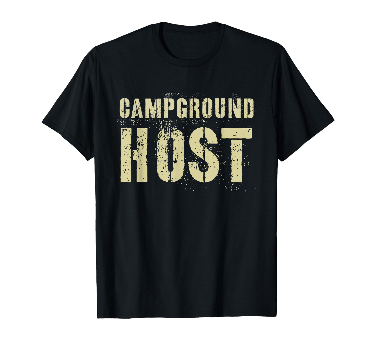 Vintage CAMPGROUND HOST Summer Staff Counselor Teacher Men Women Kids T-Shirt