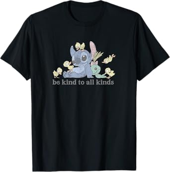 Disney Lilo & Stitch With Ducks Be Kind To All Kinds T-Shirt