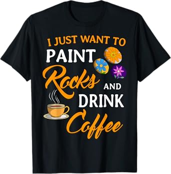 Rock Painting Cave Drawing Painter Parietal Art Coffee Lover T-Shirt