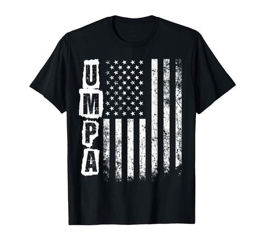 Umpa Father's Day American Flag 4th of July Xmas T-Shirt