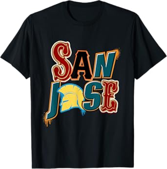 San Jose Shirt, SJ Teams, San Jose Baseball, San Jose Tank T-Shirt