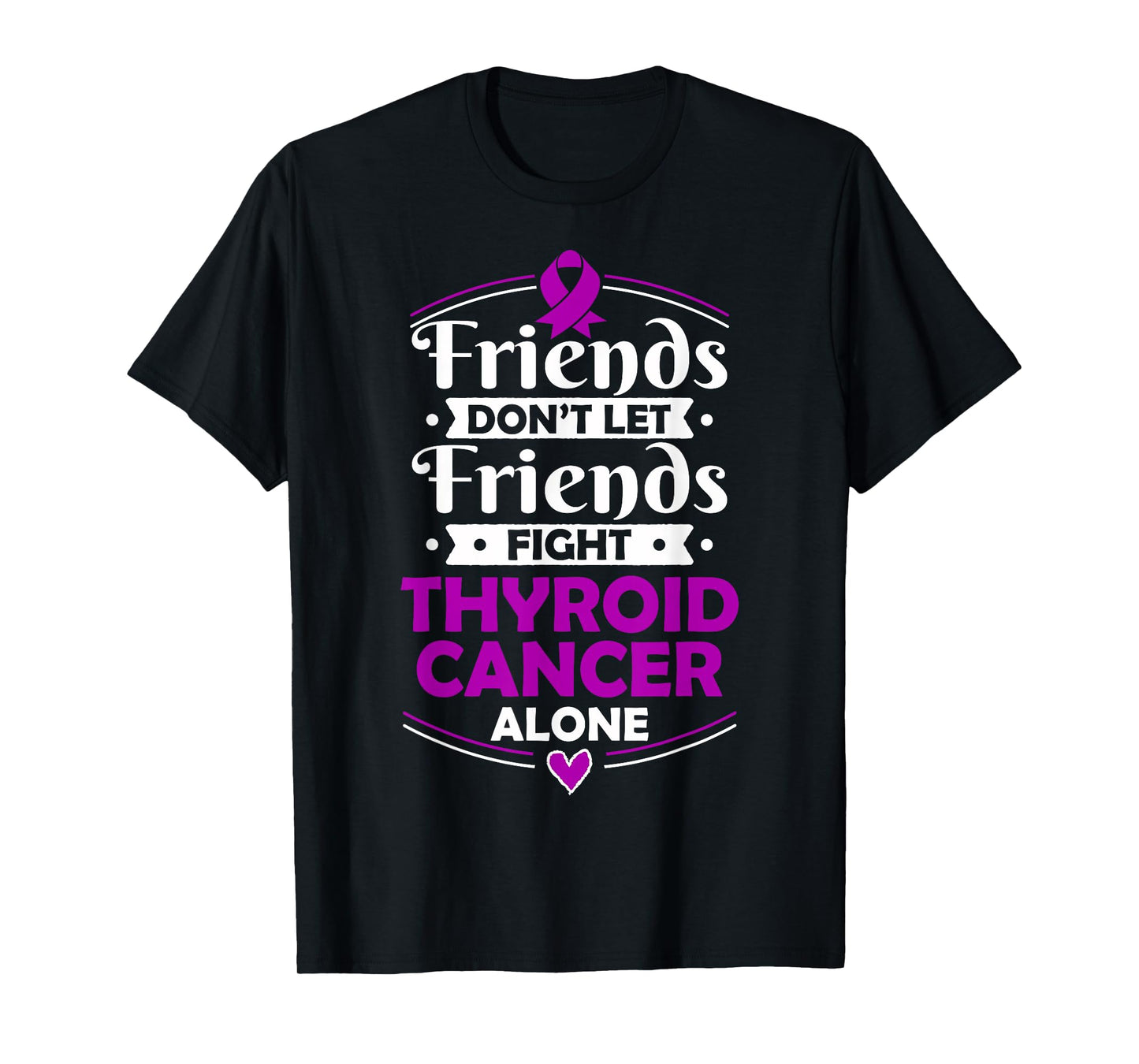 Purple Awareness Ribbon - Gift for Thyroid Cancer Patients