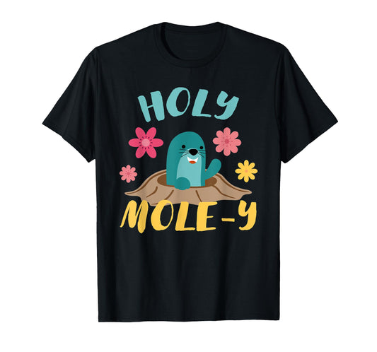 Cute mole biologist animal lover chemistry saying T-Shirt