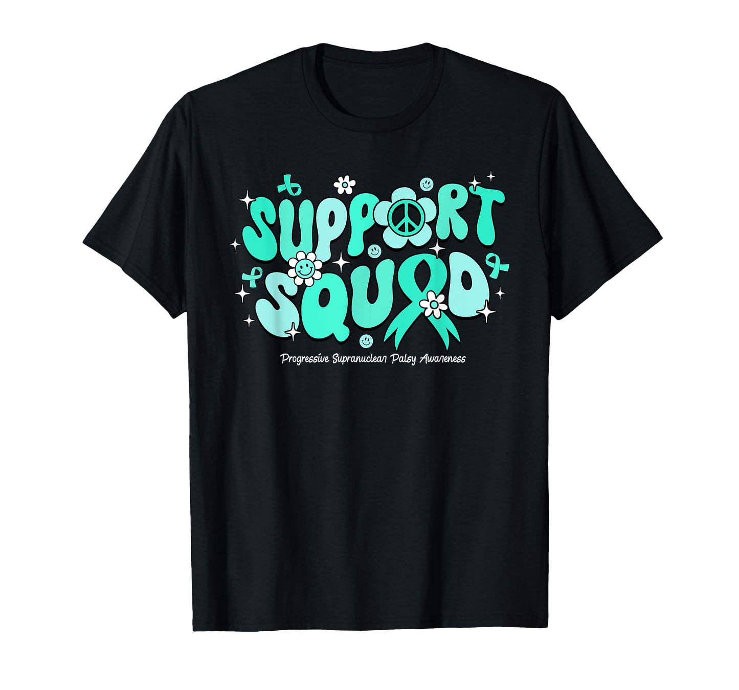 Groovy Support Squad Progressive Supranuclear Palsy T-Shirt
