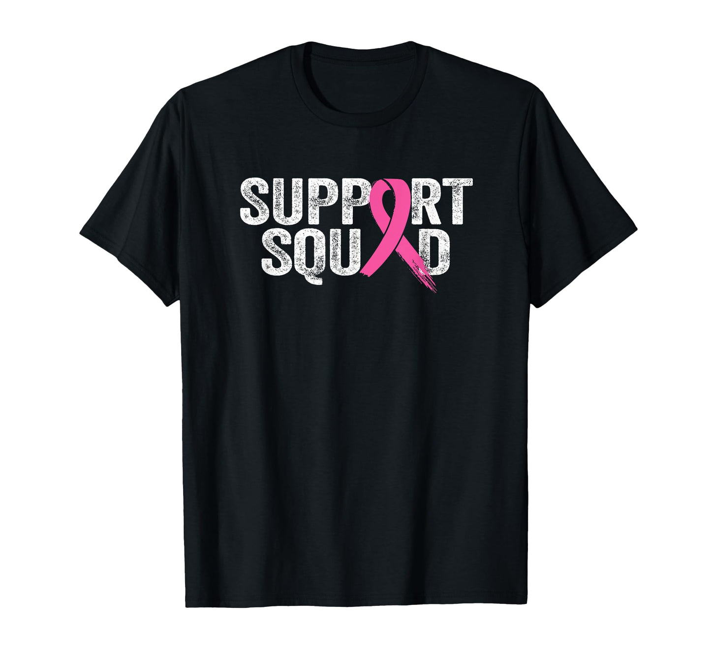 Support Squad Breast Cancer Awareness Month Pink Womens Mens T-Shirt