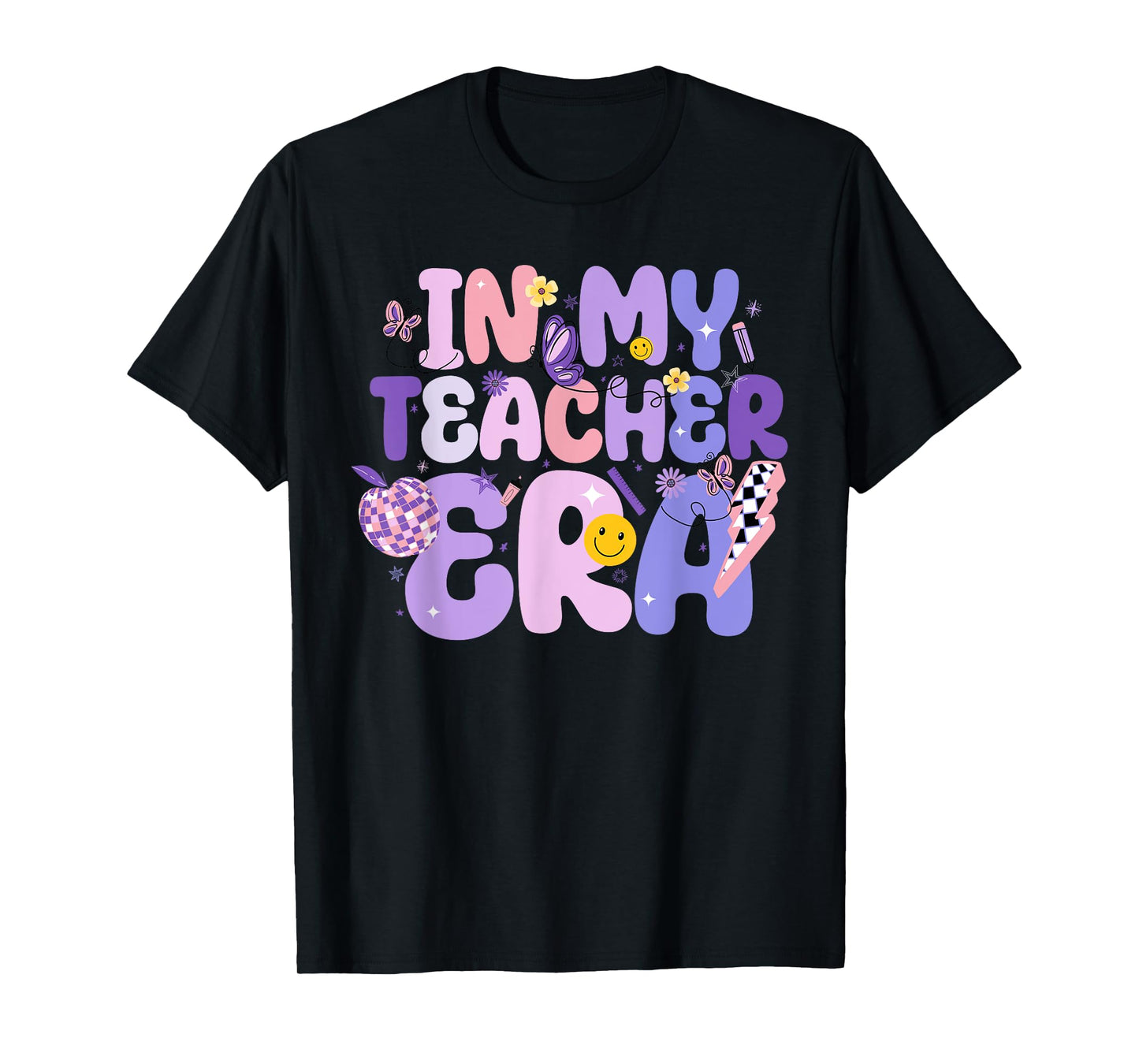 In My Teacher Era First Day Of School Back To School Retro T-Shirt for Men Women