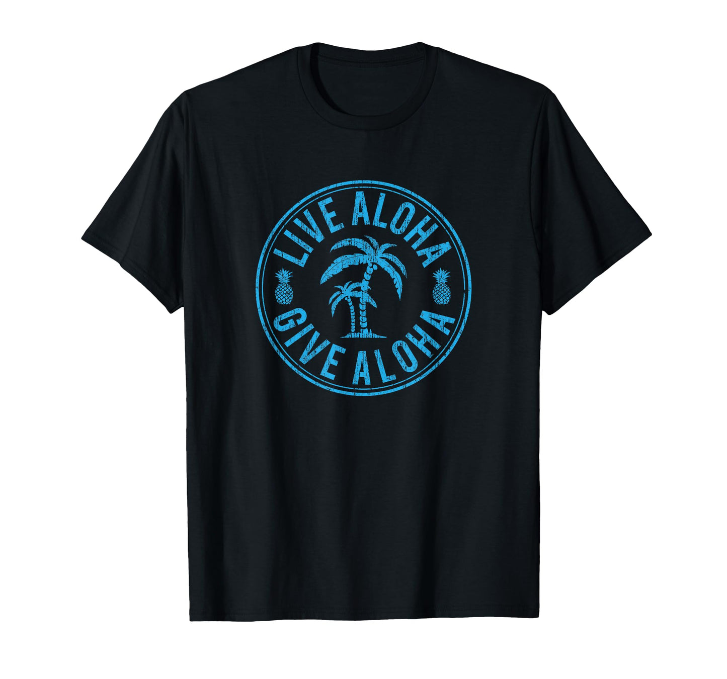Aloha Joe's Vintage Live Aloha Give Aloha Palm Tree T-Shirt