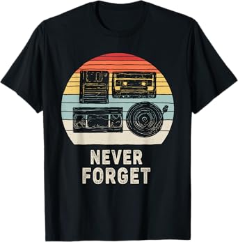Vintage Retro Never Forget Nostalgia T-Shirt