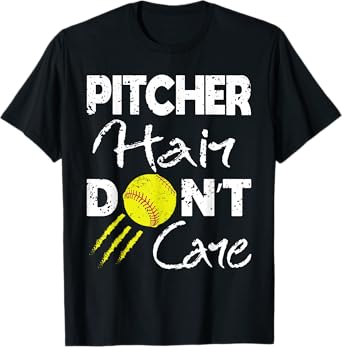 Funny Softball Game Player Sports Lover Gift For Women Girls T-Shirt