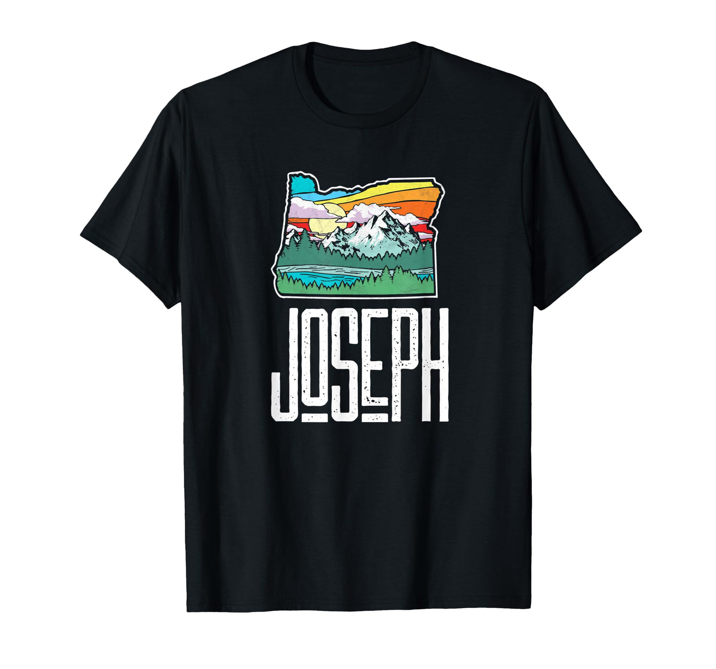 Joseph Vintage Oregon Nature & Outdoors Retro Graphic T-Shirt