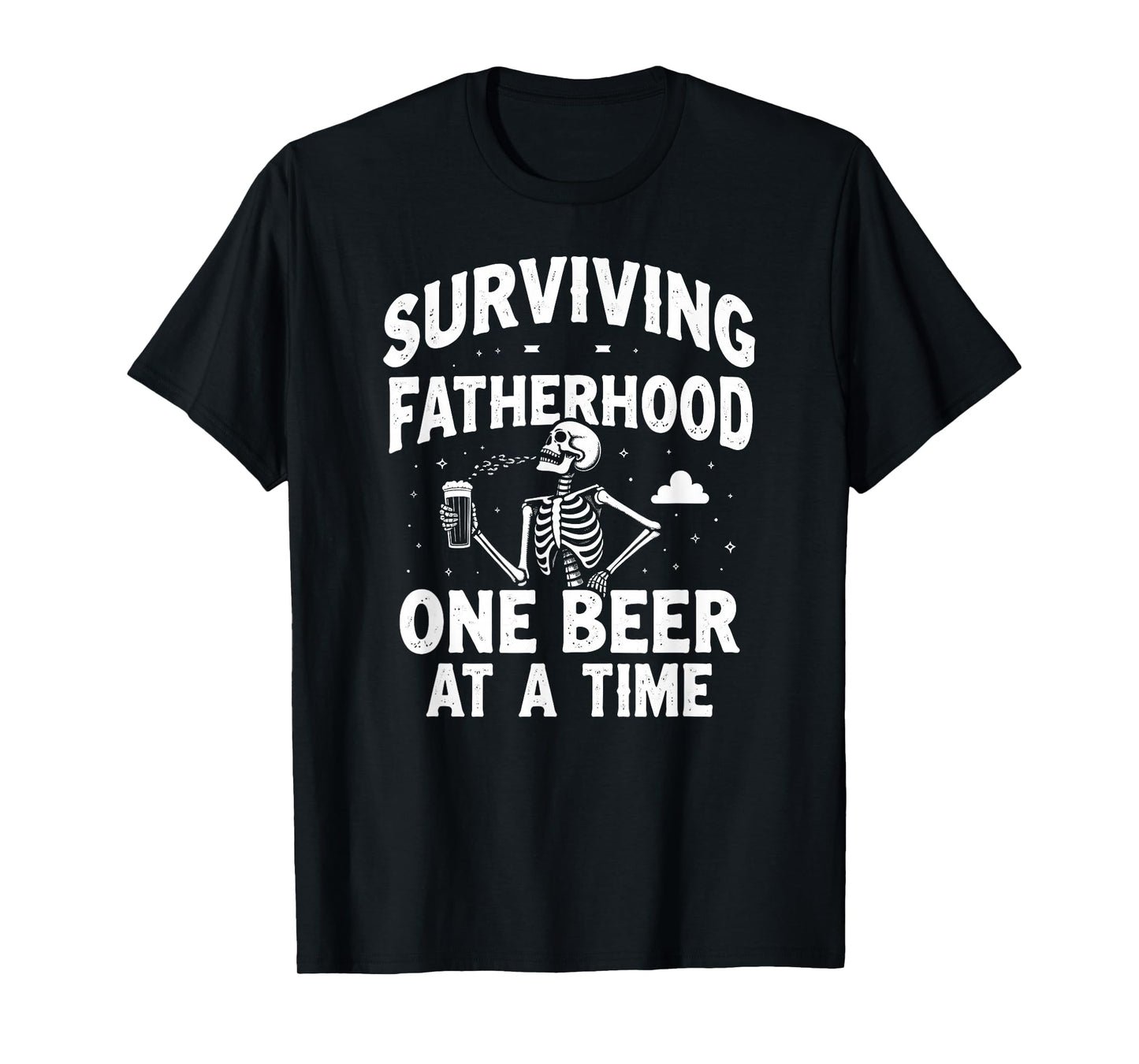 Dad Joke Surviving Fatherhood One Beer at A Time T-Shirt