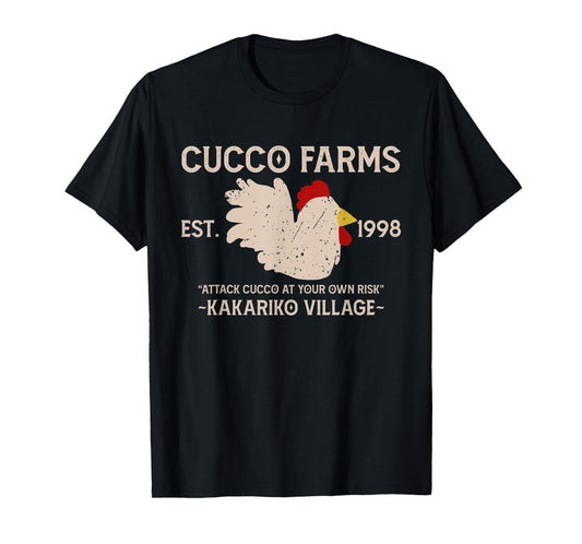 Cucco Farms Attack Cucco At Your Own Risk T-Shirt