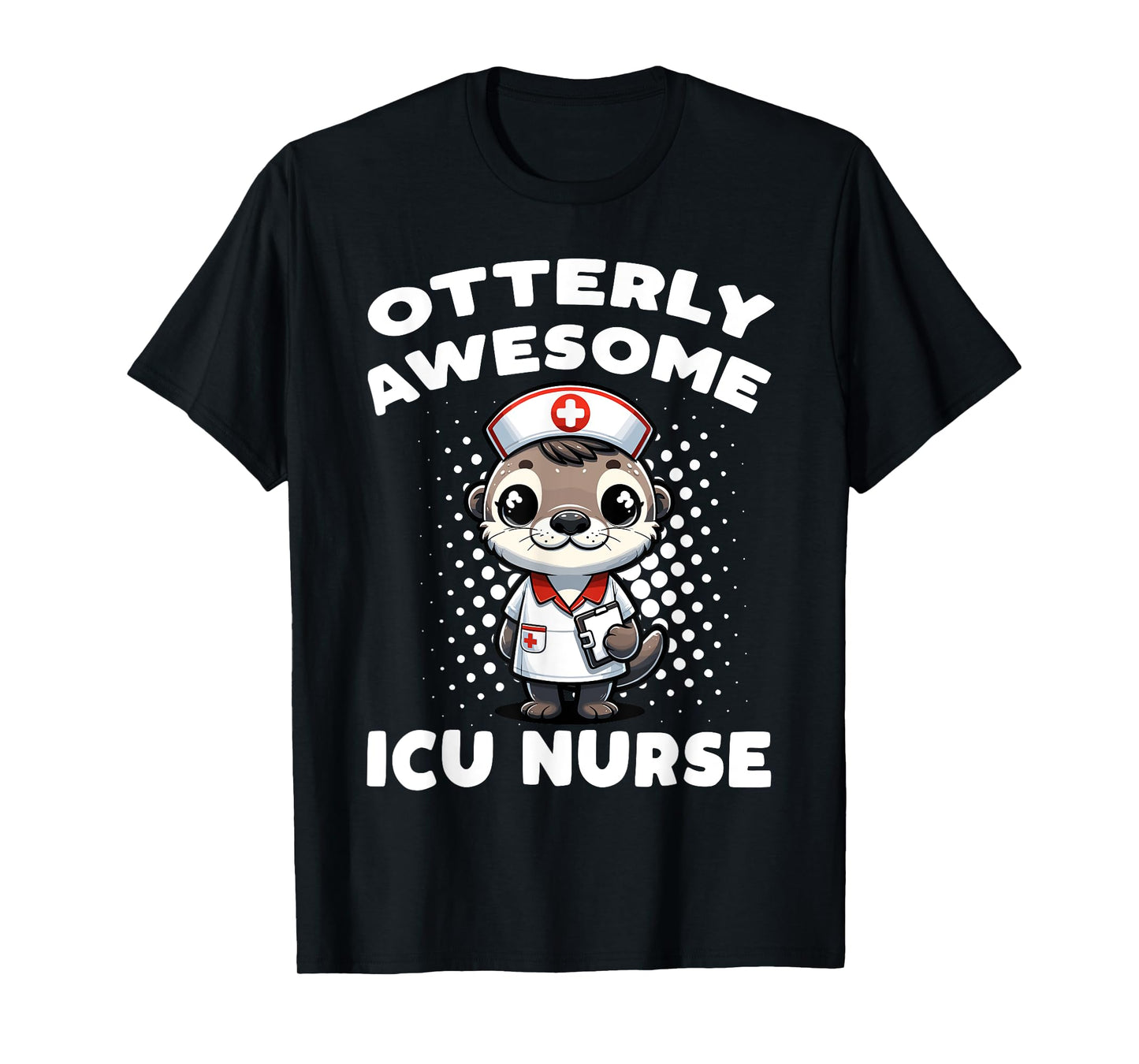 Icu Nurse Otterly Awesome Sea Otter T-Shirt