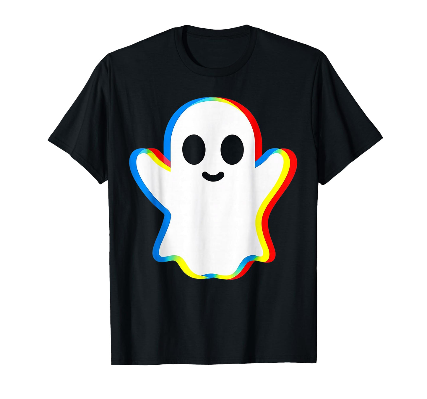 Funny Boo Ghost Glitch Halloween Costumes T-Shirt