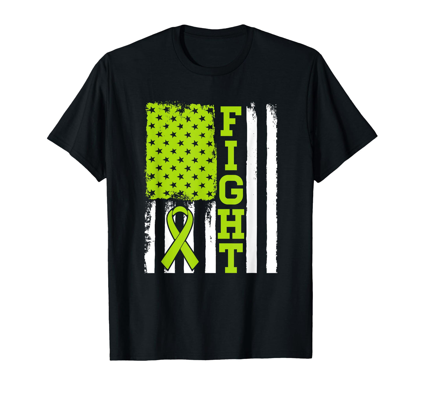 Fight Flag - Lymphoma Cancer Shirt Gift For Lymphoma Fighter T-Shirt