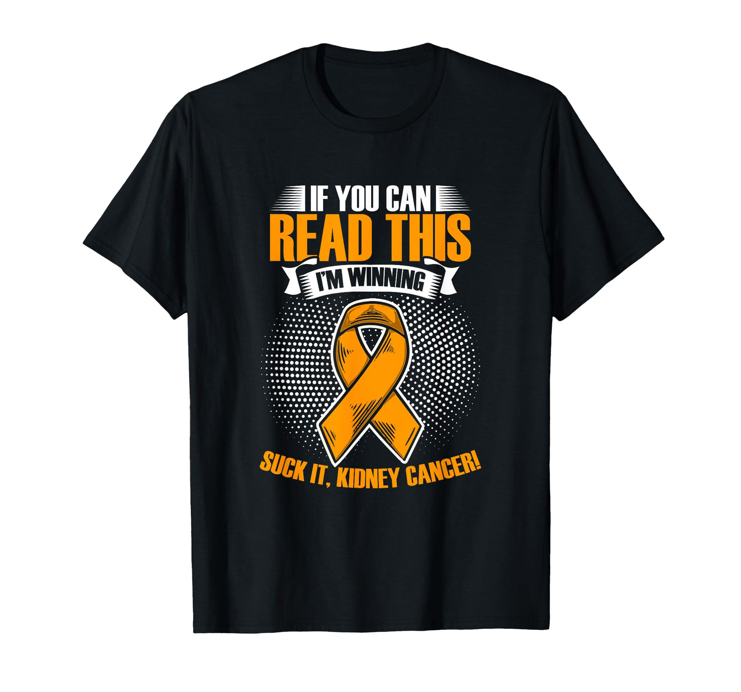 Support Ribbon I'm Winning Kidney Cancer Survivor T-Shirt