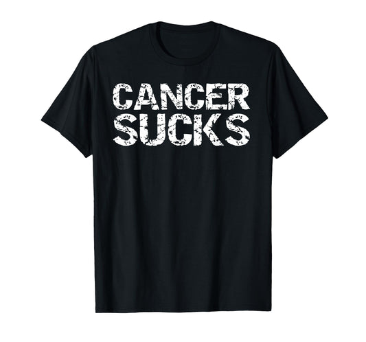 Funny Cancer Treatment Patient Gift Encouraging Cancer Sucks T-Shirt