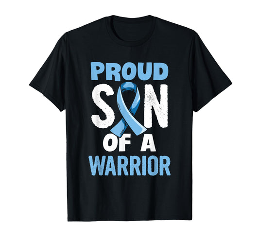 Fight Prostate Cancer Design for a Son of a Warrior T-Shirt