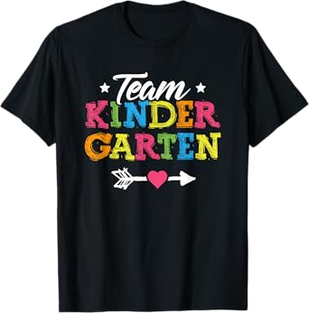 Team Kindergarten Shirt Teacher Student Kids Back To School T-Shirt