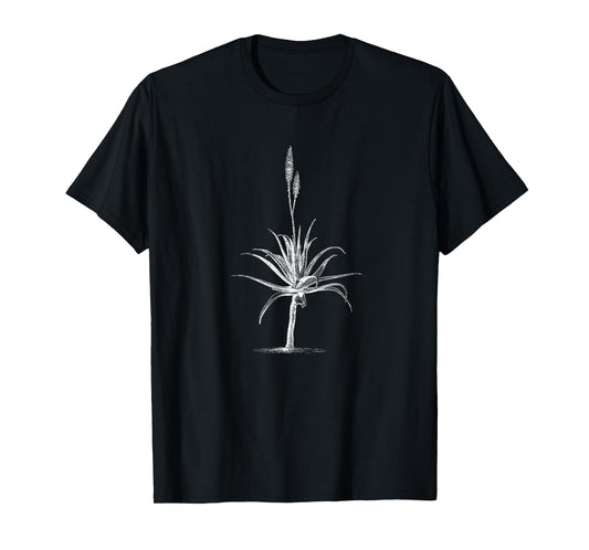 Aloe Vera Plant Shirt Plant Illustration Flora Botanical T-Shirt