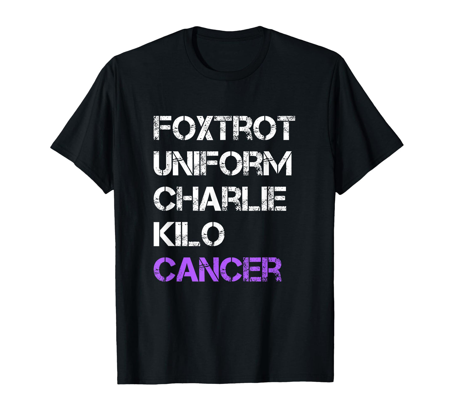 Foxtrot Uniform Charlie Kilo, Fuck Testicular Cancer T-Shirt