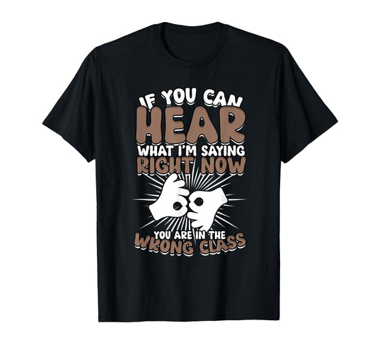 ASL Interpreter Sign Language T-Shirt