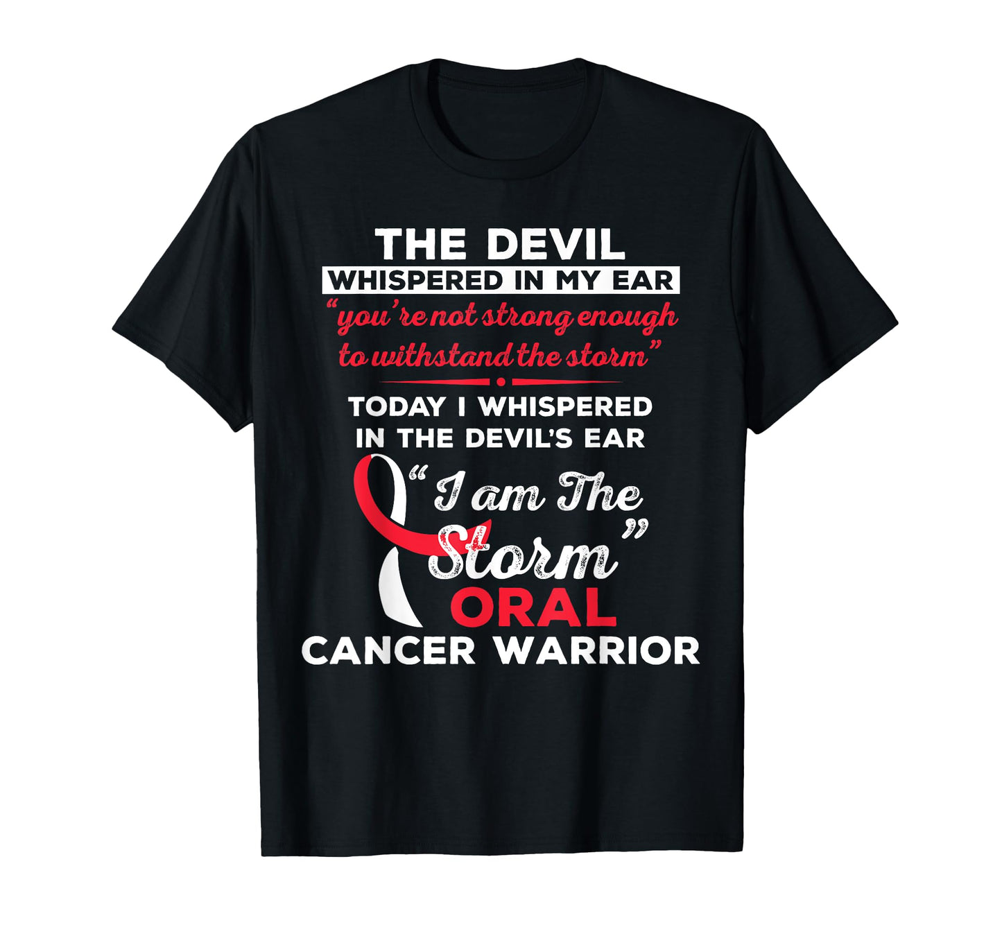 I Am the Storm Oral Cancer Warrior T-Shirt T-Shirt