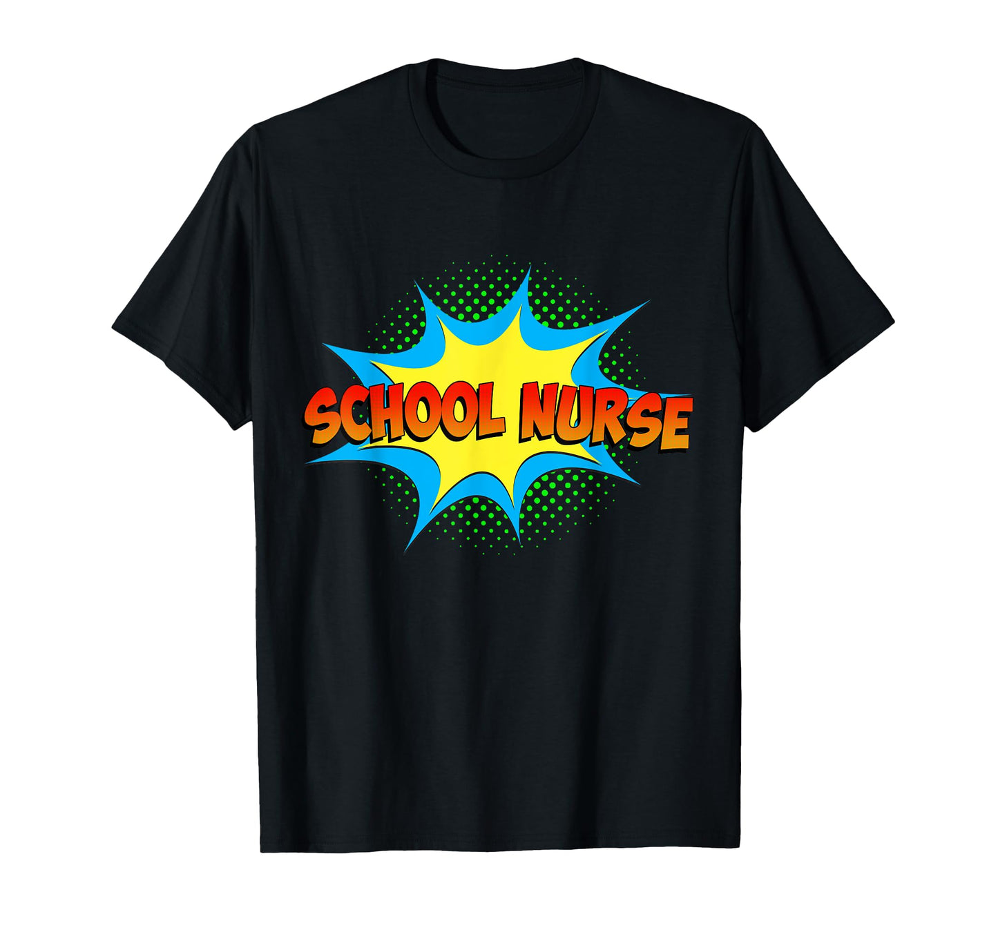 School Nurse Superhero Comics Cool International Nurses Day T-Shirt