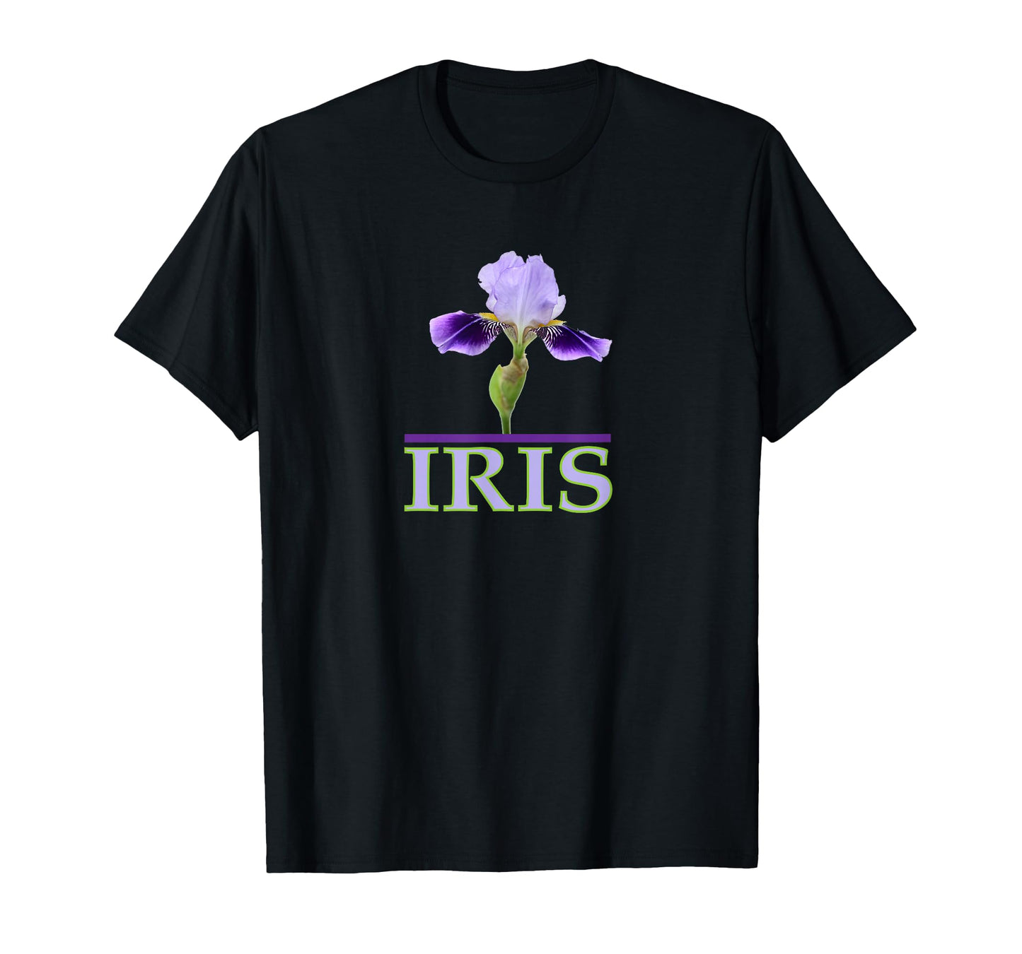 Purple Iris Flower T-Shirt T-Shirt