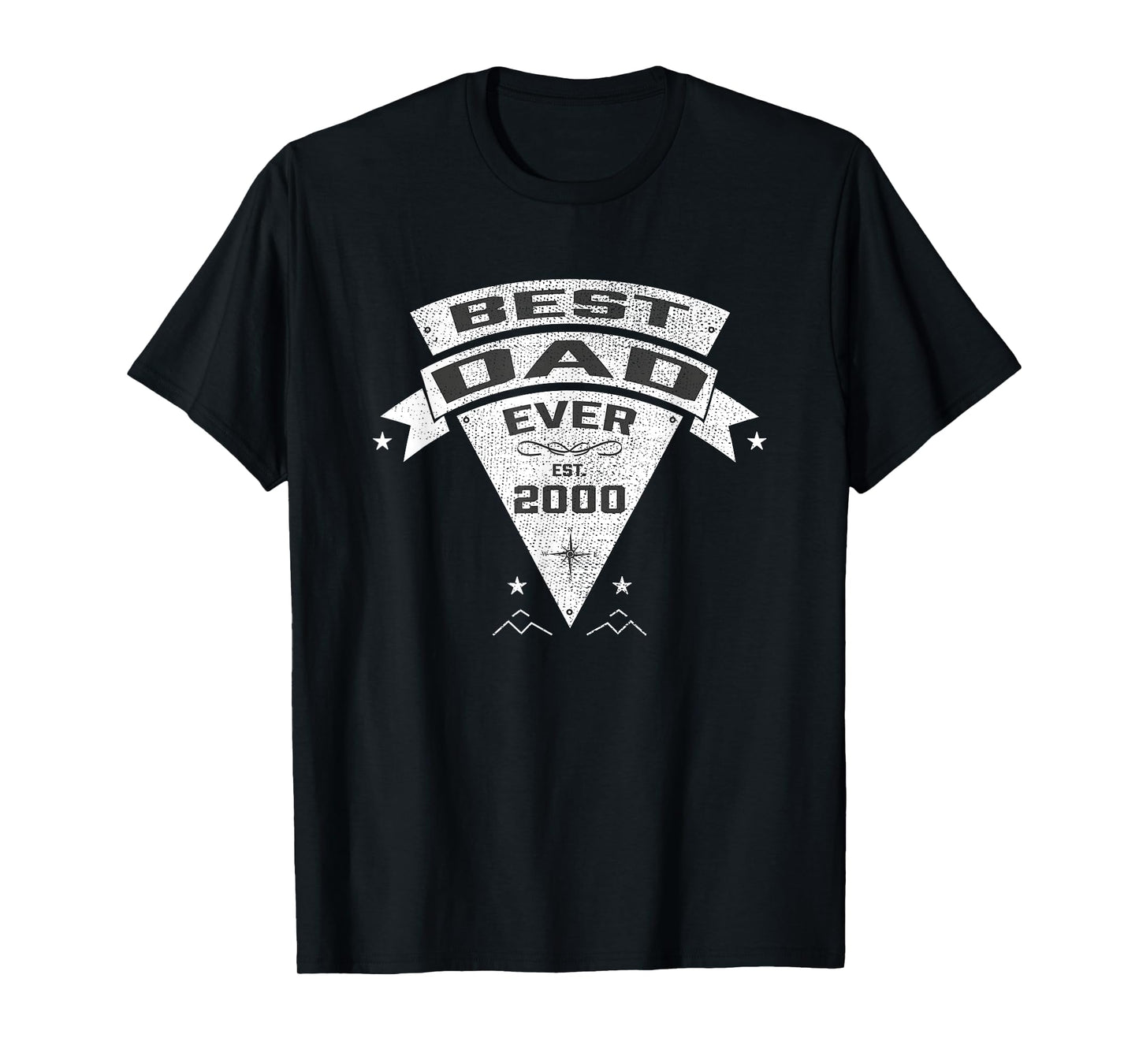 Best Dad Ever Est. 2000 Established Father & Daddy T-Shirt T-Shirt