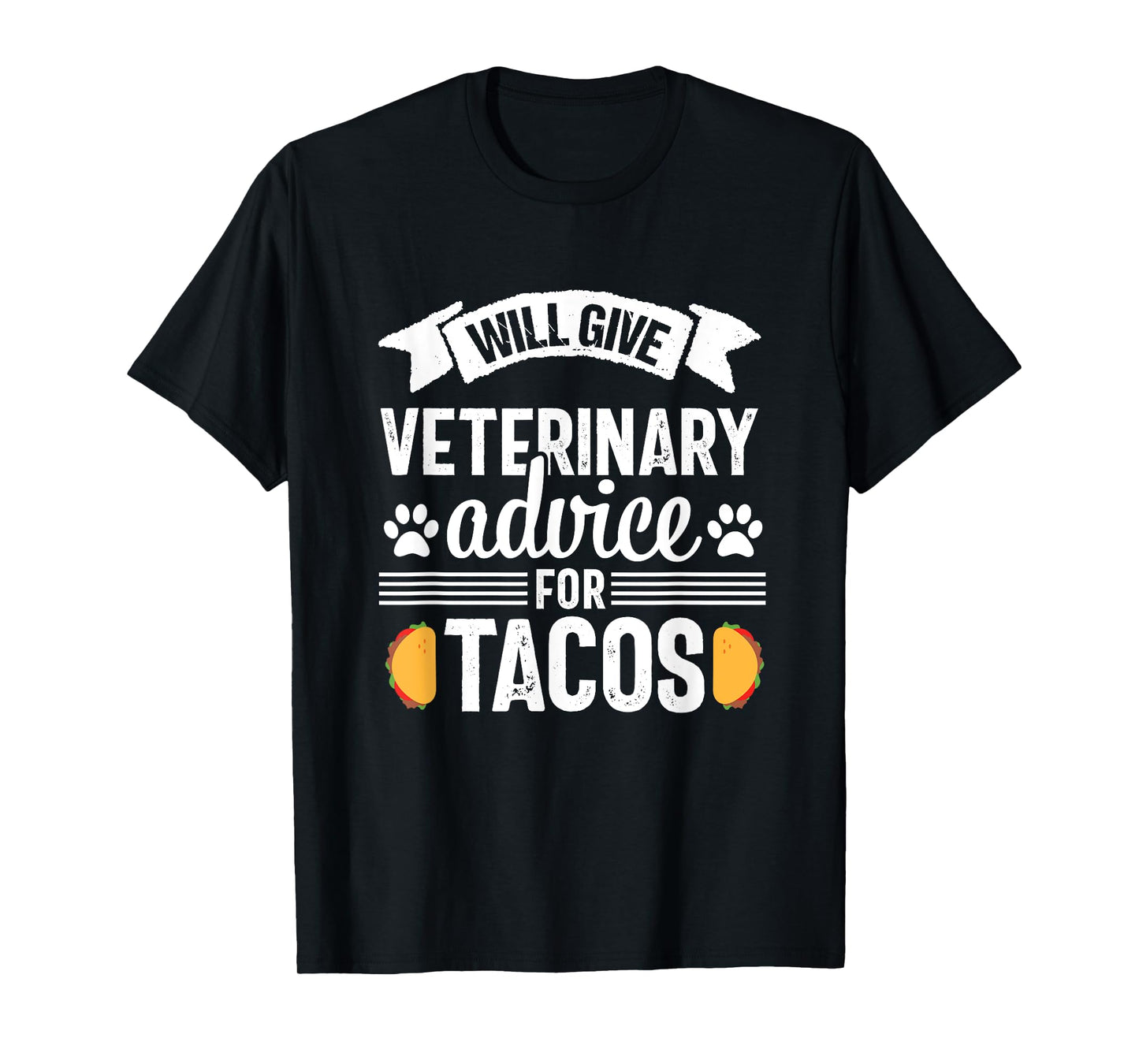 Funny Vet Tech Tacos Veterinary Assistant Animal Lover T-Shirt
