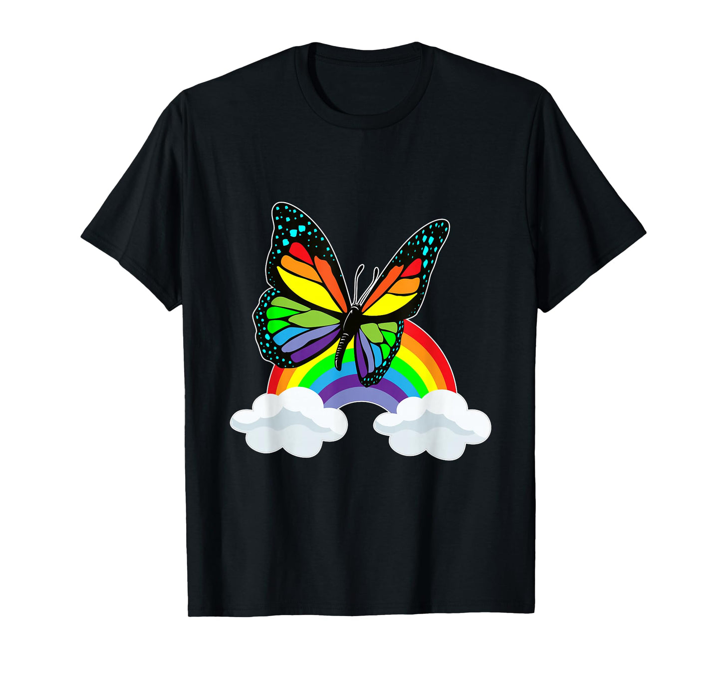 Butterfly Rainbow Clouds T-Shirt