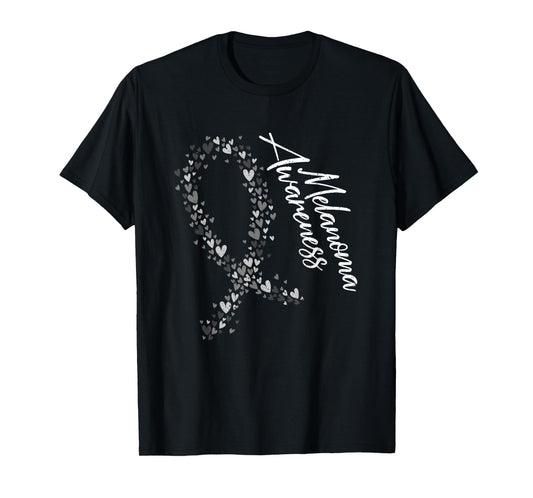 Melanoma Fighter Women Gift Skin Cancer Awareness T-Shirt