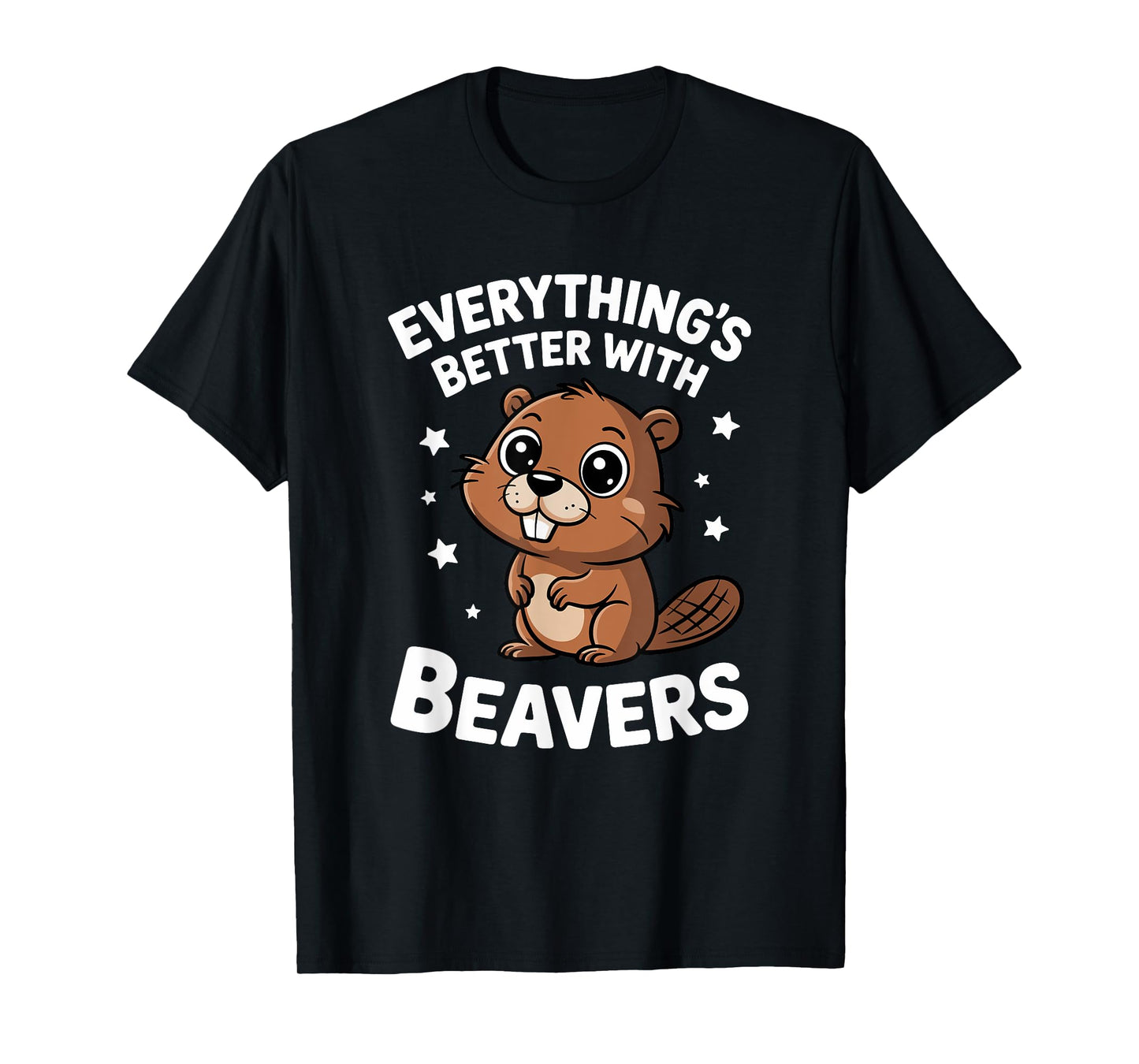 Cute Beaver Lover Adults or Kids Beavers T-Shirt