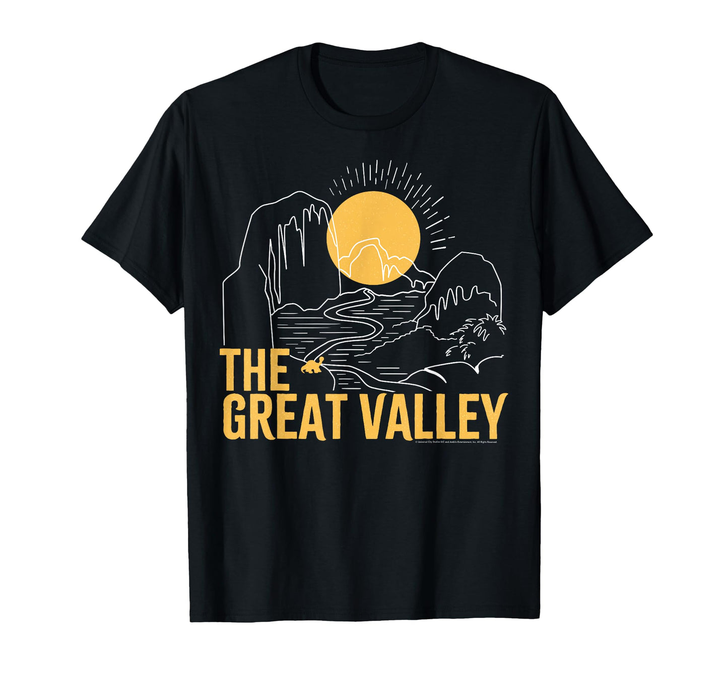 Land Before Time Sunrise Over The Great Valley T-Shirt