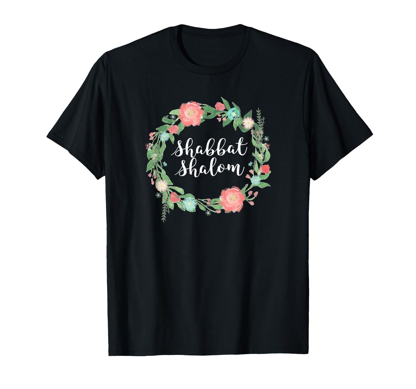 Shabbat Shalom tshirt - Hebrew Jewish Sabbath t shirt T-Shirt