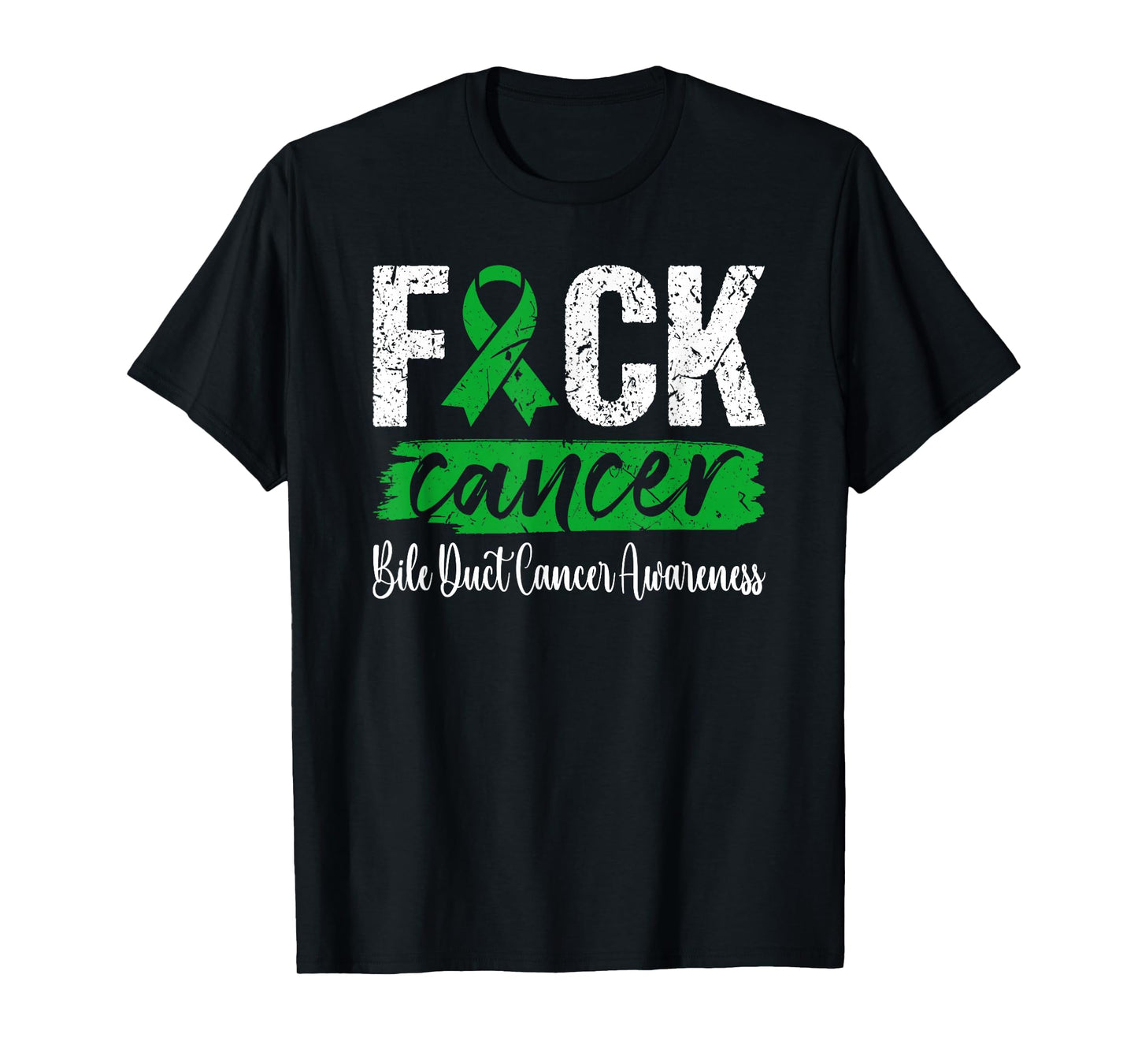 Fuck Bile Duct Cancer Cholangiocarcinoma Awareness T-Shirt