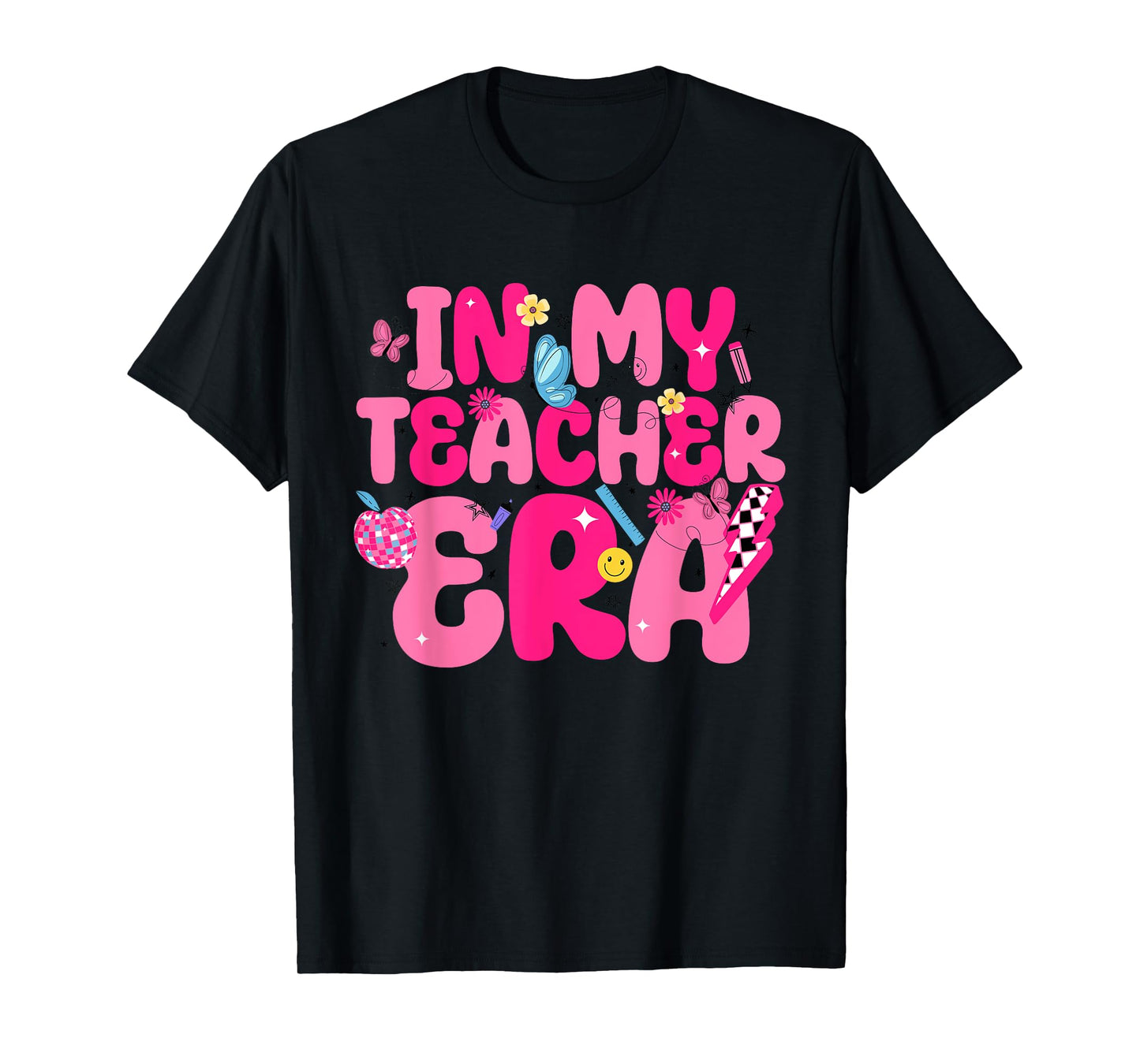In My Teacher Era First Day Of School Back To School Retro T-Shirt for Men Women