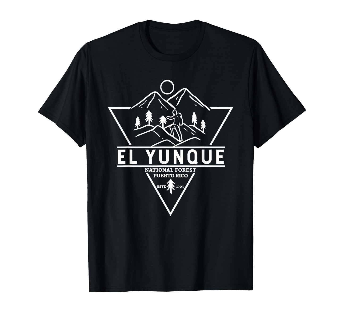 El Yunque National Forest Puerto Rico Badge T-Shirt
